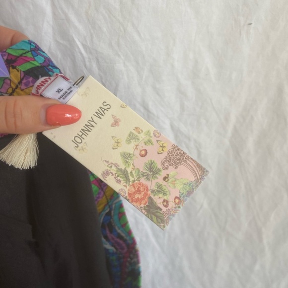 Johnny Was Johnny Was Demarne Pull-On Short in Blue Size XL NEW - Picture 8 of 16